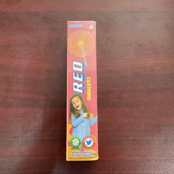 10CM RED SPARKLERS