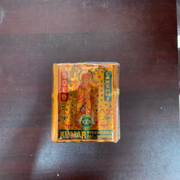 4" GOLD LAKSHMI CRACKERS