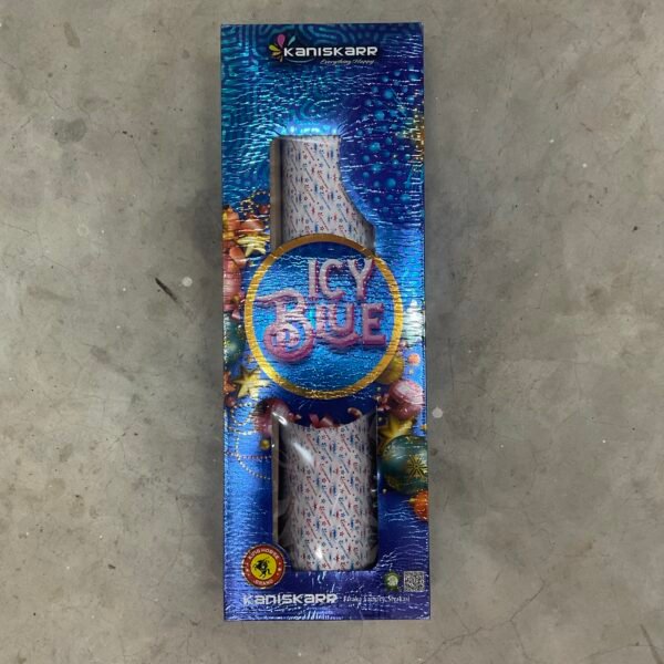 6" FANCY PIPE (ICY BLUE)