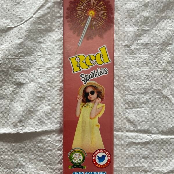 7 CM Red Sparklers